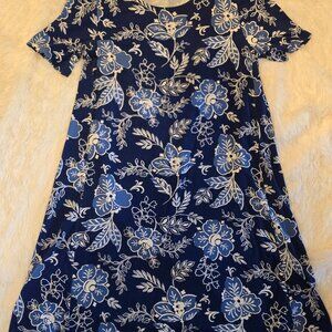 Loft Outlet Floral T-shirt Dress